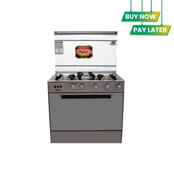 Rays 3 Burners Metal Top Cooking Range HS3