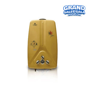 Nasgas Instant Geyser With Adaptor 7 liters DG-07L Gold