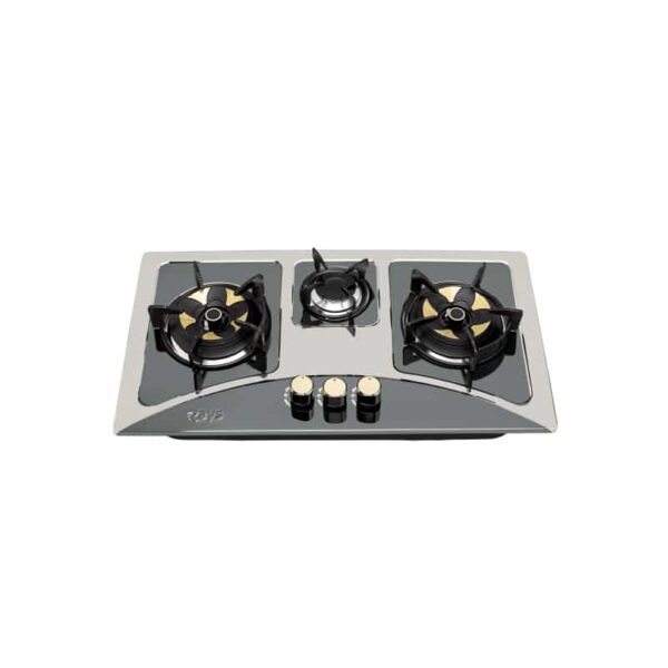 Rays 3 Burners Stainless Steel Kitchen Hob RA-06 BR