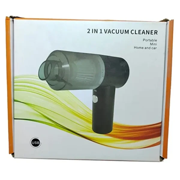 2 in 1 Mini USB Rechargeable Vacuum Cleaner for Home and Office Use