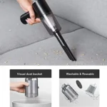 2 in 1 Mini USB Rechargeable Vacuum Cleaner for Home and Office Use