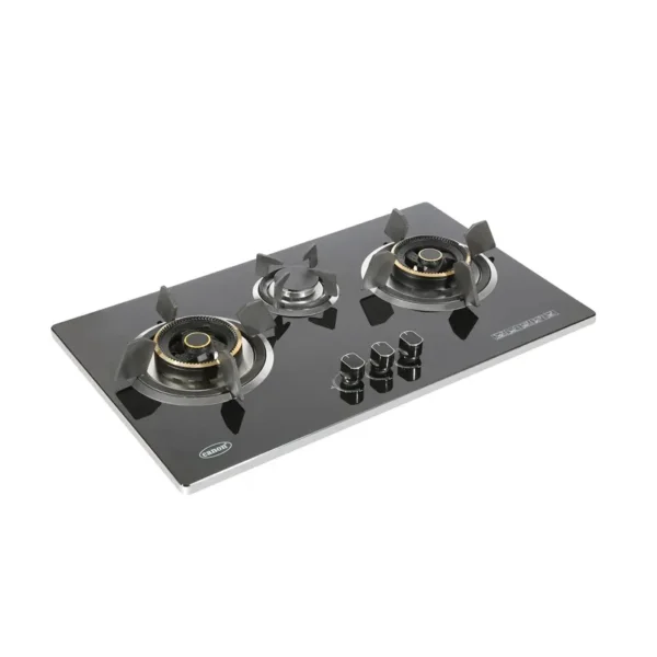 Rays 3 Burners Gas Hob 100710G-3B- B-24 (Glass)