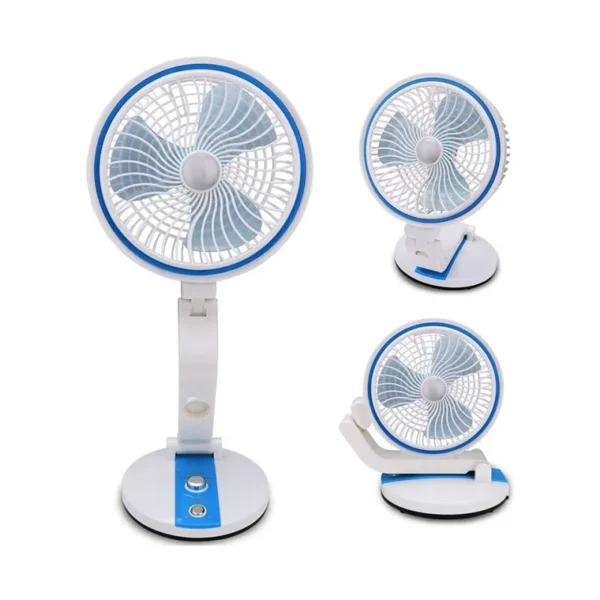 USB Rechargeable Multifunction Folding Fan with LED Light LR-2018