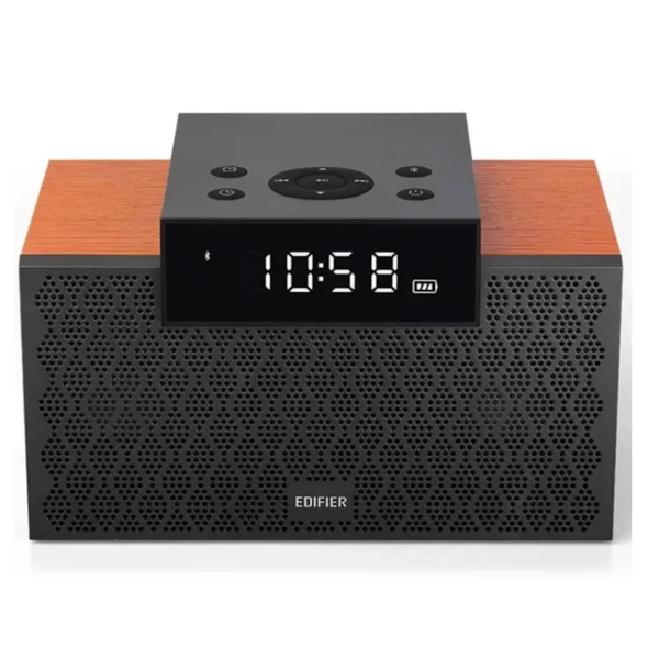 Edifier Bluetooth Soundbar Speaker MP260 with Wooden Finish and Alarm Clock