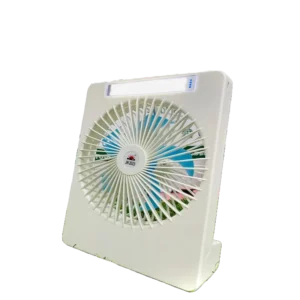 USB Rechargeable Portable Table Fan With Lamp for Home and Office JR-2023