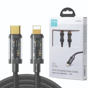 Joyroom 20W Type-C To Lightning Cable 1.2m Transparent Nylon S-CL020A12