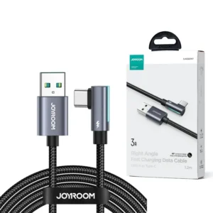 Joyroom 3A USB-A to Type-C Right Angle Fast Charging Data Cable S-AC027A17