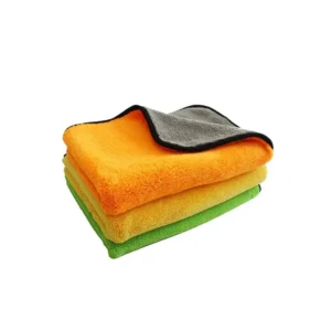 Multi-color Double Sided Microfiber Cloth for Car Cleaning