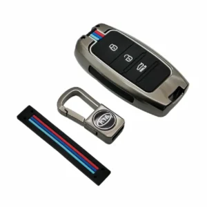 KIA Sportage Key Cover With Metal Shell and 3 Buttons Model 2019-2024