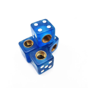 Dice Shape Tyre Valve Cap For All Vehicles