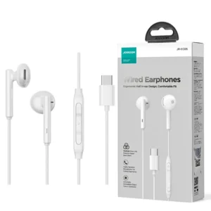 JOYROOM TYPE-C Series Half In-Ear Wired Earphones-White JR-EC05
