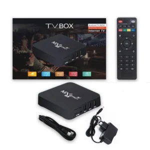 MXQ Pro 4K Android TV Box 10.0 - Ultra-HD Video Dual-Band WiFi 4GB RAM 64GB Storage