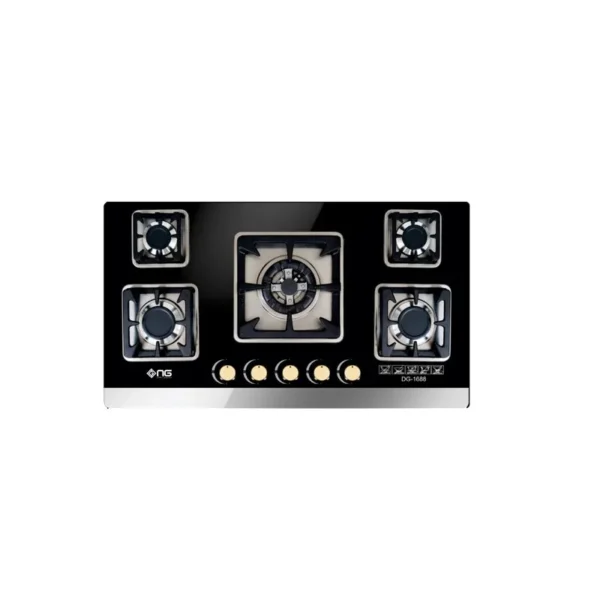 Nasgas 5 Burners Metal Top Kitchen Hob DG-GN5 555