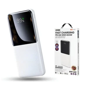 Remax 20W+22.5W 10000 mAh Fast Charging Power Bank With LED Display RPP-622