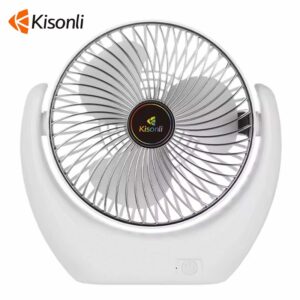 Kisonli 5W 2000mAh Handheld Desktop Fan With Rechargeable Battery FL-05