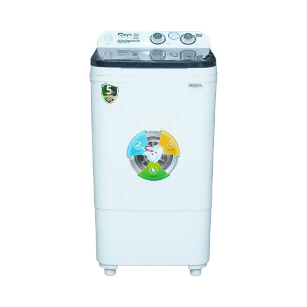 Rays 8kg Single Tub Semi Automatic Washing Machine RWM-800BL