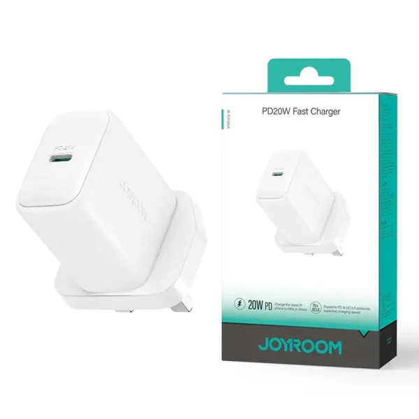 Joyroom 20W UK Plug Pd Fast Wall Charger JR-TCF20