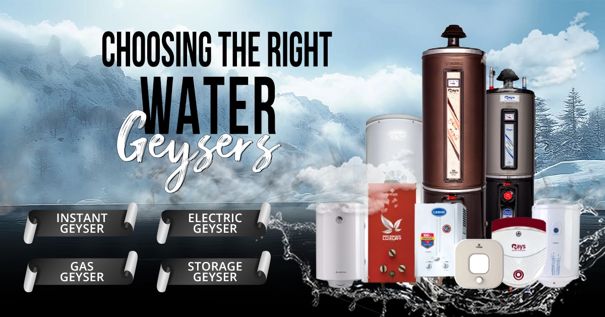 Choosing the Right Water Geyser | Expert Guide