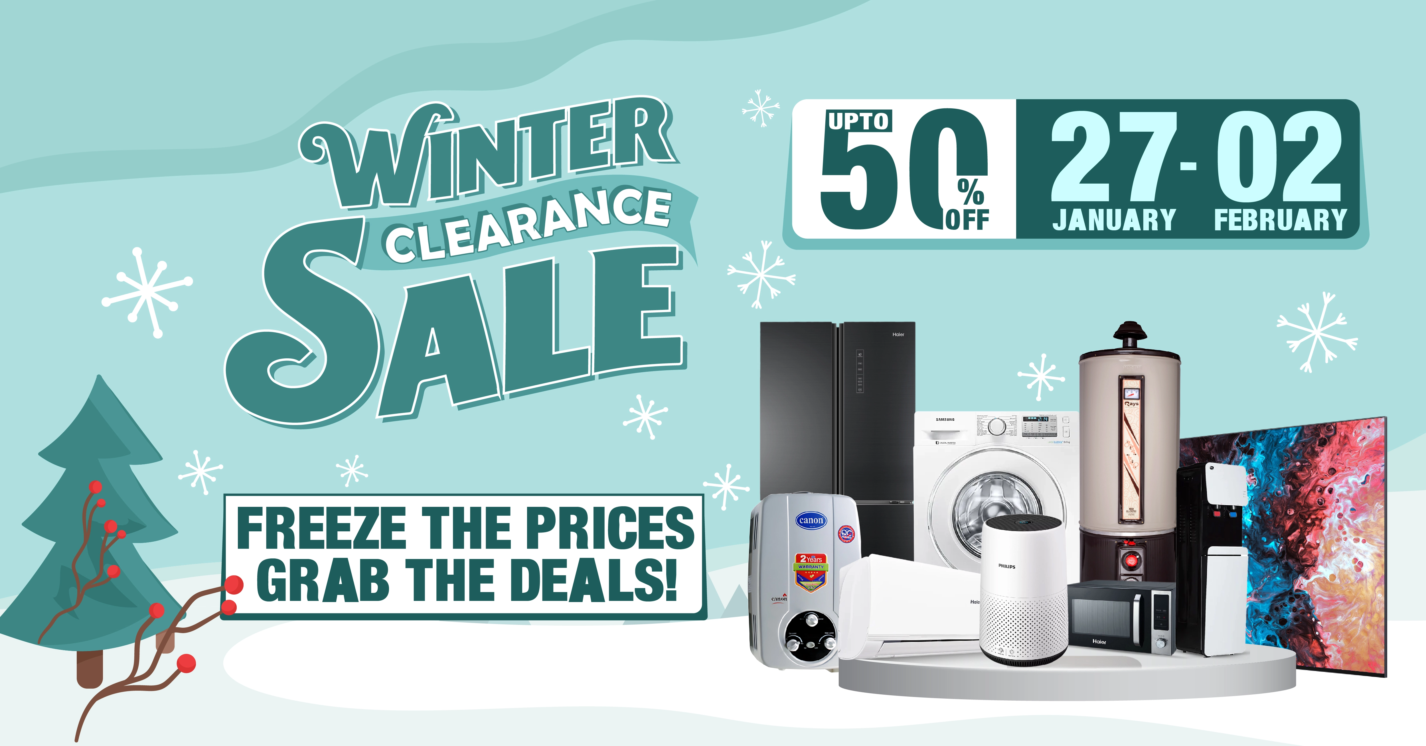 Unbeatable Deals Awaits at Winter Clearance Sale by Al Fatah Electronics