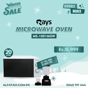 Rays 20L Solo Series Microwave Oven MS-1001MGW With Free Blender