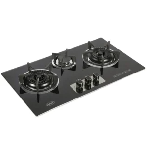 Canon 3 Burner Glass Top Gas Kitchen Hob CA-05