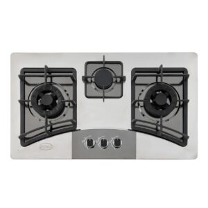 Canon 3 Burner Stainless Steel Gas Kitchen Hob HG-1-19